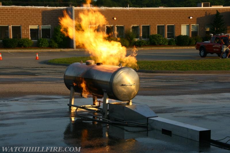 Live Fire Training with Misquamicut Fire Department- July 2014.